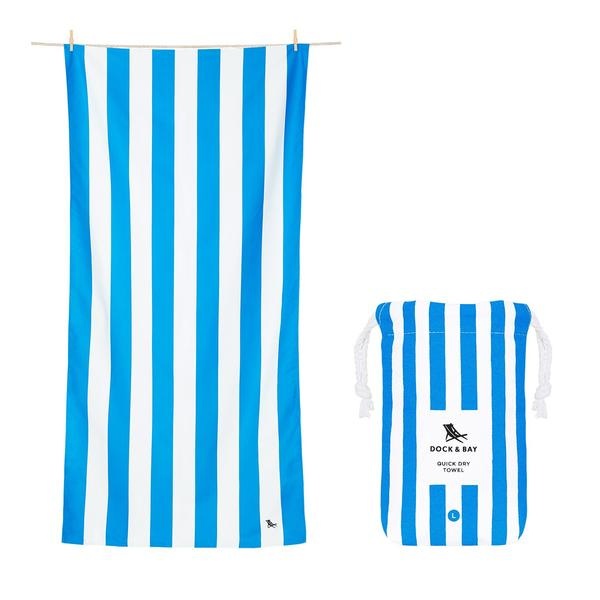 DOCK & BAY Quick Dry XL Towel in Bondi Blue