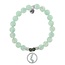 One Step At A Time Bracelet in Green Angelite & Silver