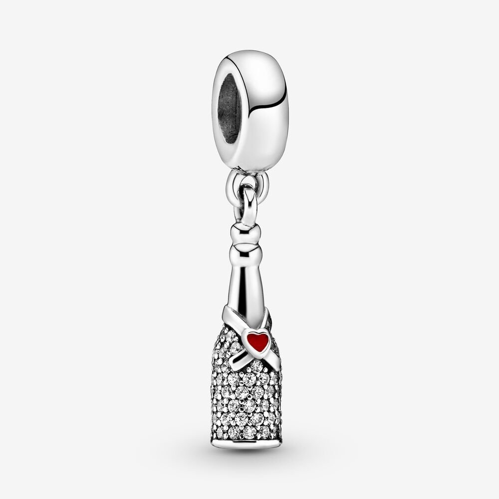 Pandora Champagne Bottle Dangle Charm - Her Hide Out