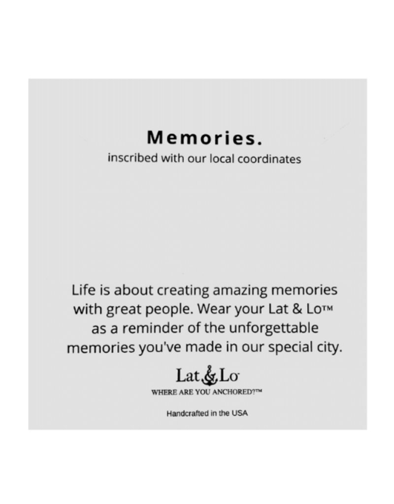 LAT & LO Memories Bar Necklace - Temple