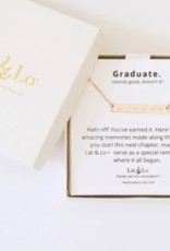 LAT & LO The Graduate Bar Necklace - Methacton