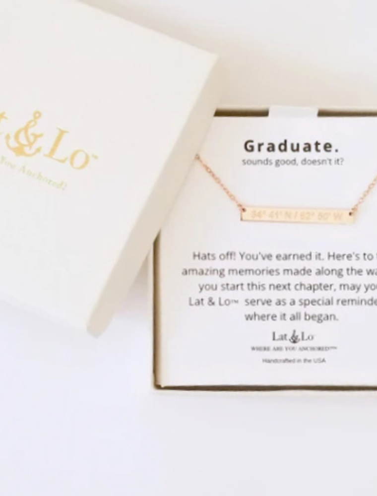 LAT & LO The Graduate Bar Necklace - Methacton