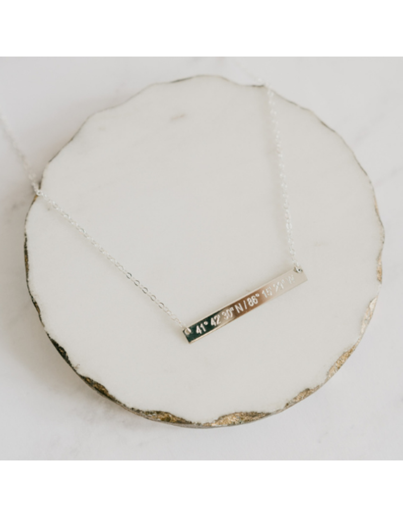 LAT & LO The Graduate Bar Necklace - Methacton