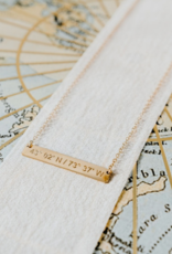 LAT & LO The Graduate Bar Necklace - Methacton