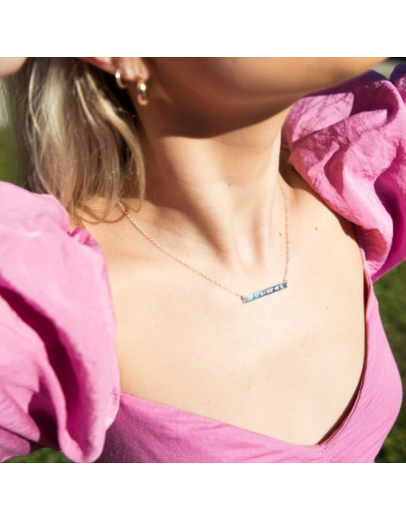 LAT & LO The Graduate Bar Necklace - Methacton