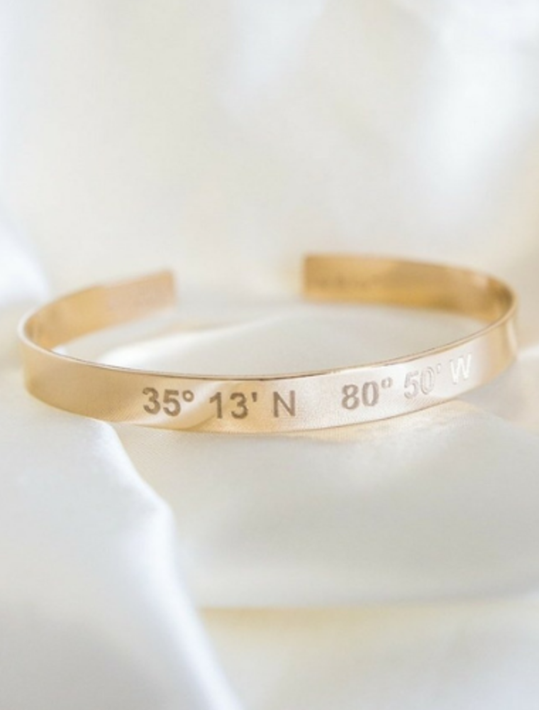 LAT & LO The Home Cuff Bracelet - Collegeville