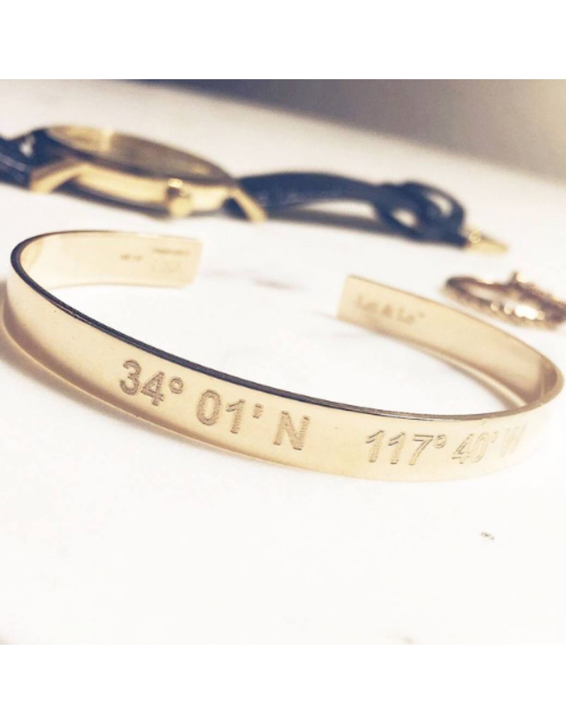 LAT & LO The Home Cuff Bracelet - Collegeville