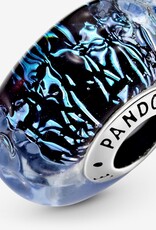 PANDORA Wavy Dark Blue Murano Glass Ocean Charm
