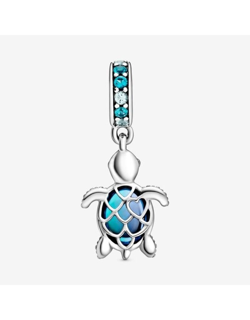 PANDORA Murano Glass Sea Turtle Dangle Charm