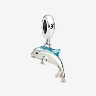 PANDORA Shimmering Dolphin Dangle Charm