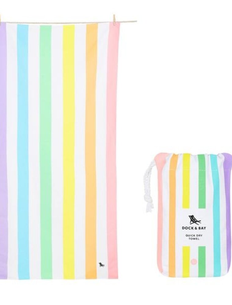 DOCK & BAY Quick Dry XL Towel in Unicorn Waves