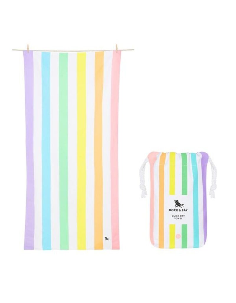 DOCK & BAY Quick Dry XL Towel in Unicorn Waves