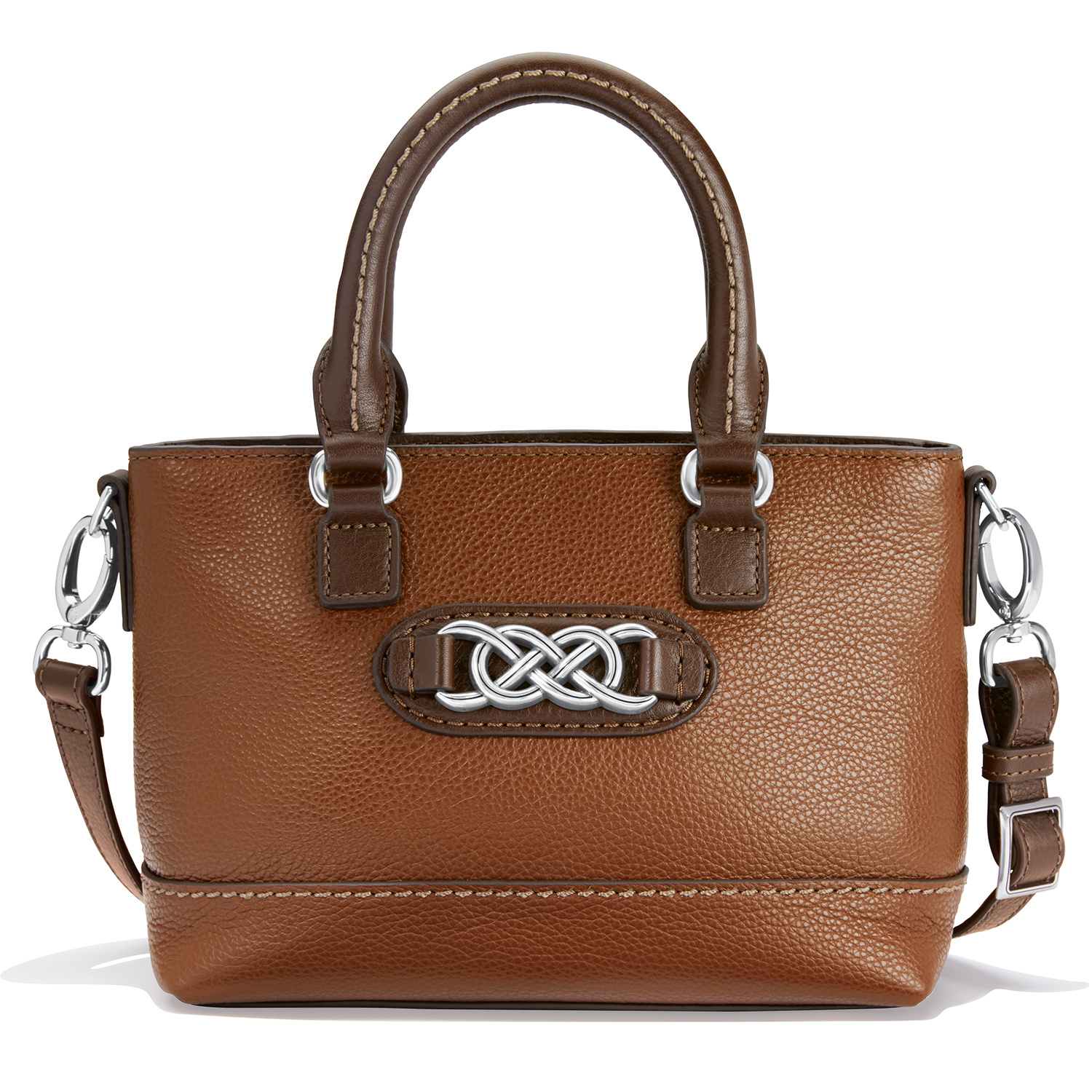 Brighton Alessa Small Satchel in Bourbon Her Hide Out