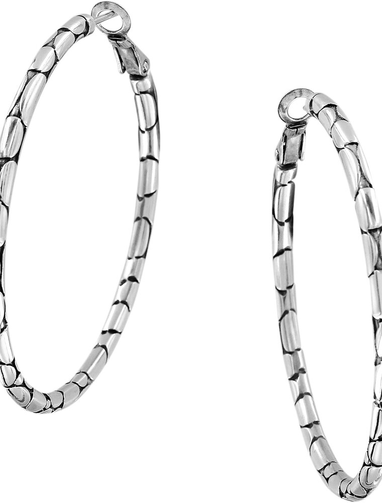 BRIGHTON Pebble Large Hoop Earrings