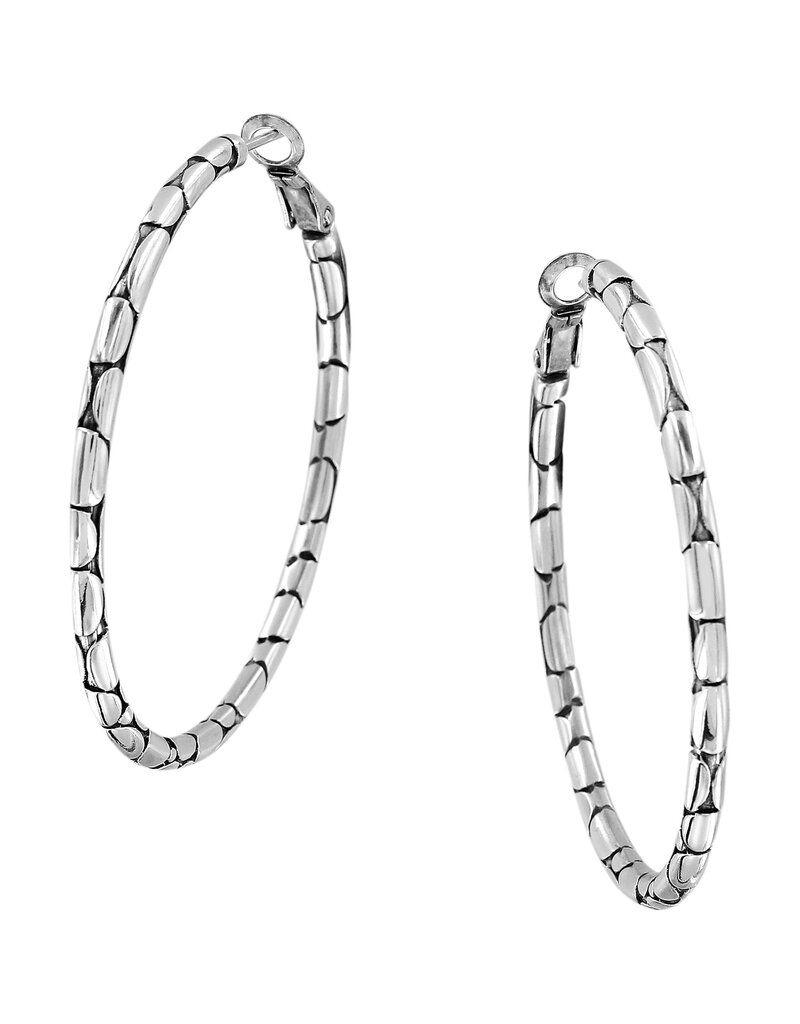 BRIGHTON Pebble Large Hoop Earrings