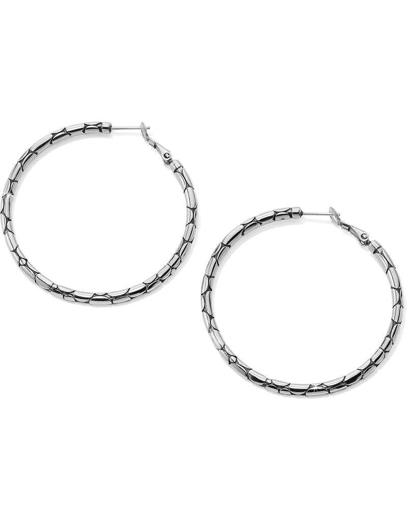 BRIGHTON Pebble Large Hoop Earrings