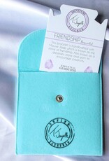 TJAZELLE Friendship Stacker Bracelet in Mauve Jade & Silver