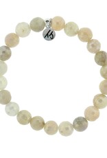 TJAZELLE Healing Stacker Bracelet in Moonstone & Silver TJAZELLE Healing Stacker Bracelet in Moonstone & Silver