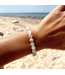 Healing Stacker Bracelet in Moonstone & Silver
