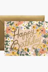 RIFLE PAPER COMPANY Rosé Birthday Card