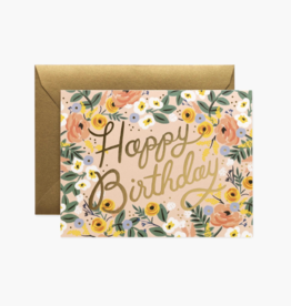RIFLE PAPER COMPANY Rosé Birthday Card