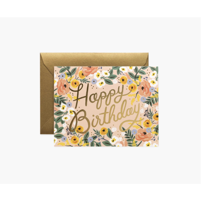 Rifle Paper Co. Rosé Birthday Card - Her Hide Out