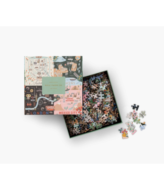 RIFLE PAPER COMPANY Jigsaw Puzzle in Maps