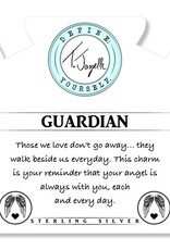 TJAZELLE Guardian Bracelet in White Chalcedony & Silver TJAZELLE Guardian Bracelet in White Chalcedony & Silver