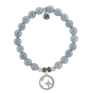 TJAZELLE What Is Meant To Be Bracelet in Blue Quartzite & Silver