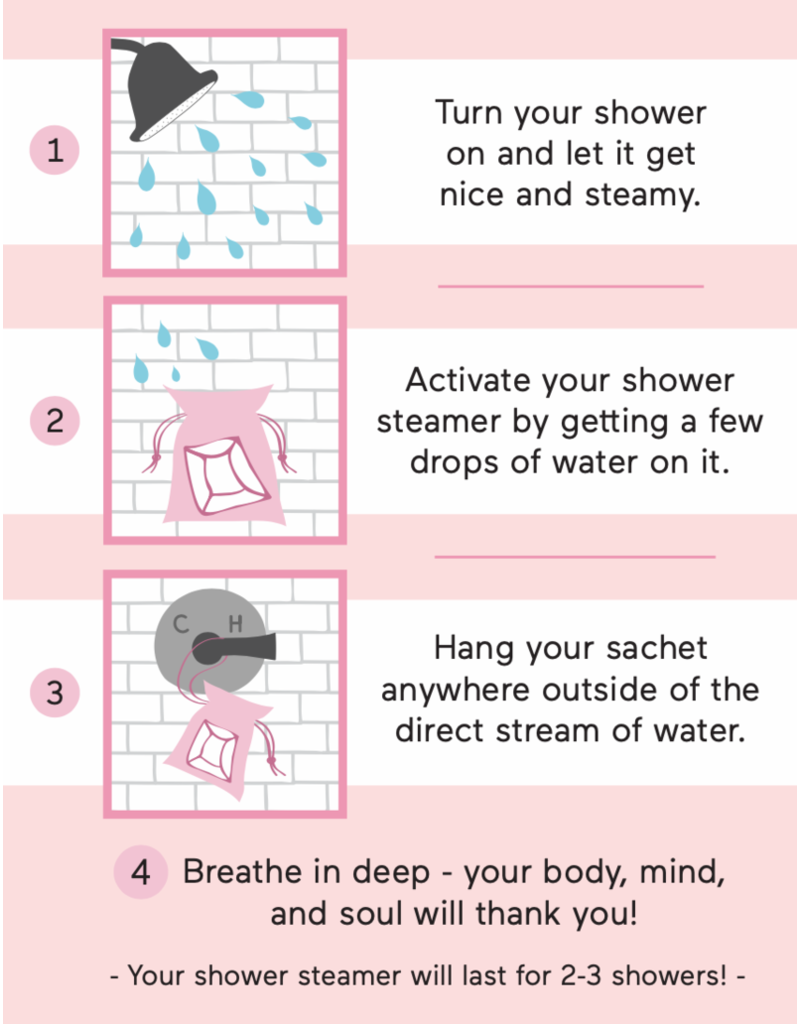 Peppermint & Lemon Aromatherapy Shower Steamer