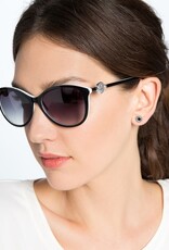 BRIGHTON Ferrara Sunglasses in Black & White