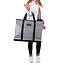 3 Girls Extra-Large Tote Bag in David Checkham