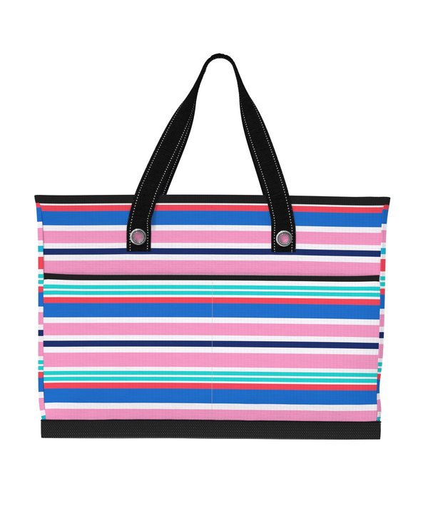 The BJ Pocket Tote Bag in Awn The Beach
