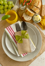 Moss Green Hand-Tied Ribbon (Set of 8)