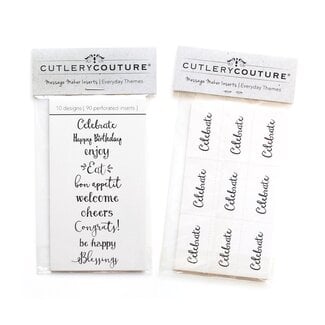 CUTLERY COUTURE Message Maker Inserts