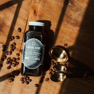 FINDING HOME Coffee-Infused Maple Syrup - 8oz