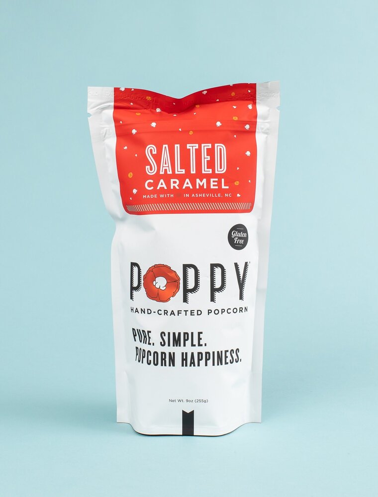 POPPY POPCORN Salted Caramel Popcorn Market Bag
