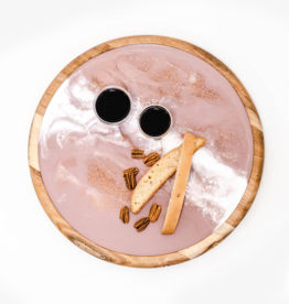 LYNN & LIANA SERVEWARE Acacia Lazy Susan in Rose Gold