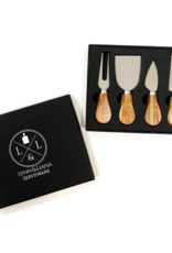 LYNN & LIANA SERVEWARE Acacia Cheese Knife Set LYNN & LIANA SERVEWARE Acacia Cheese Knife Set