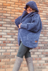NORDIC BEACH Body Wrap in Blue Denim