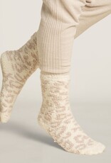 BAREFOOT DREAMS Cozy Chic Women's Barefoot In The Wild Socks in Cream/Stone