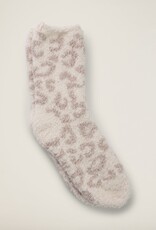 BAREFOOT DREAMS Cozy Chic Women's Barefoot In The Wild Socks in Cream/Stone