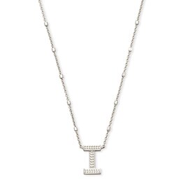 KENDRA SCOTT DESIGN Letter I Pendant Necklace in Silver