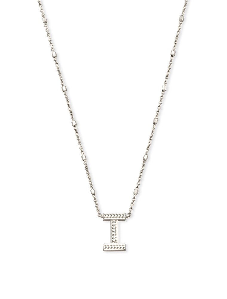 KENDRA SCOTT DESIGN Letter I Pendant Necklace in Silver