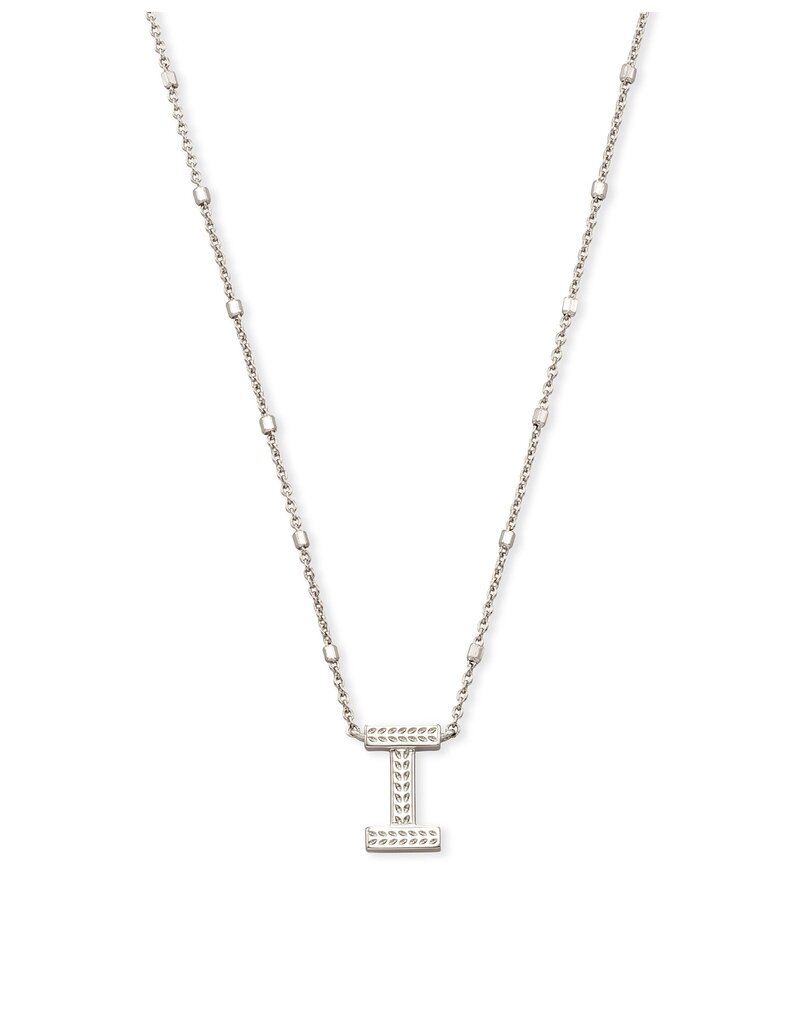 KENDRA SCOTT DESIGN Letter I Pendant Necklace in Silver