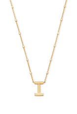 KENDRA SCOTT DESIGN Letter I Pendant Necklace in Gold