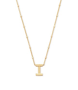 KENDRA SCOTT DESIGN Letter I Pendant Necklace in Gold