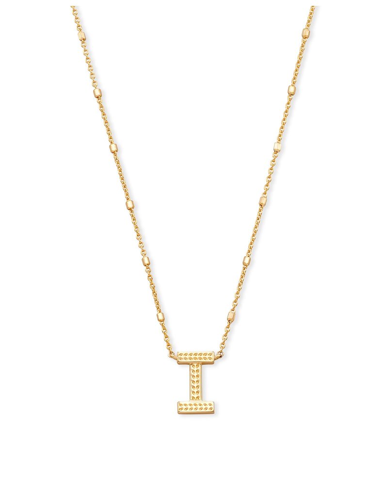 KENDRA SCOTT DESIGN Letter I Pendant Necklace in Gold