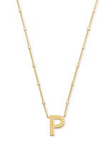 KENDRA SCOTT DESIGN Letter P Pendant Necklace in Gold KENDRA SCOTT DESIGN Letter P Pendant Necklace in Gold