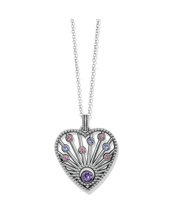 Halo Radiance Heart Necklace